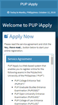 Mobile Screenshot of iapply.pup.edu.ph